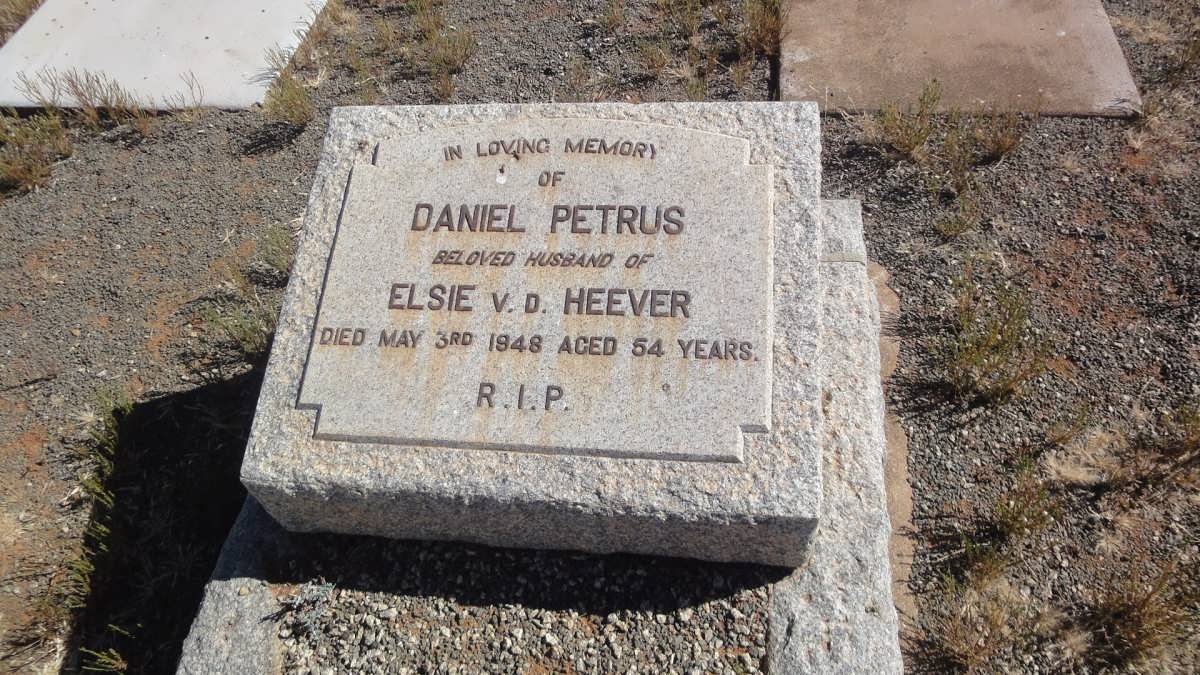 HEEVER Daniel Petrus, v.d. -1948