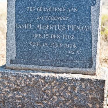 PIENAAR Daniel Albertus 1902-1944