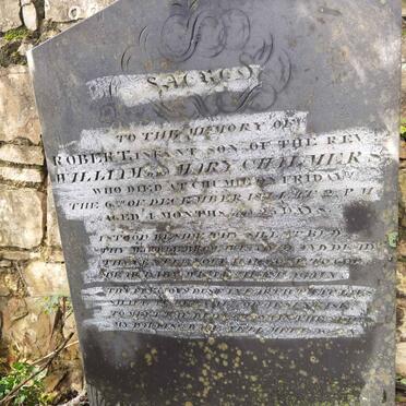 CHALMERS Robert -1844