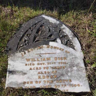 DICK William -1911 :: DICK Edgar -1906