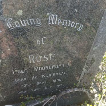 KNOTT George 1889-1954 &amp; Rose MOORCROFT 1896-1978