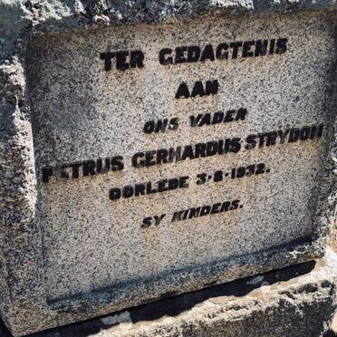 STRYDOM Petrus Gerhardus -1932
