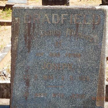 BRADFIELD Joseph 1856-1929