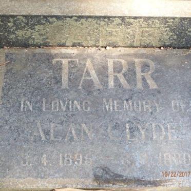 TARR Alan Clyde 1895-1980