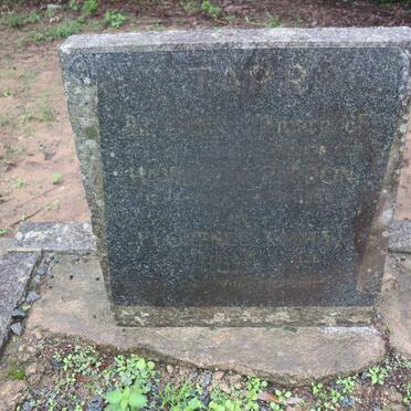 TARR Hamilton Purdon 1862-1937 &amp; Florence Emma 1873-1926