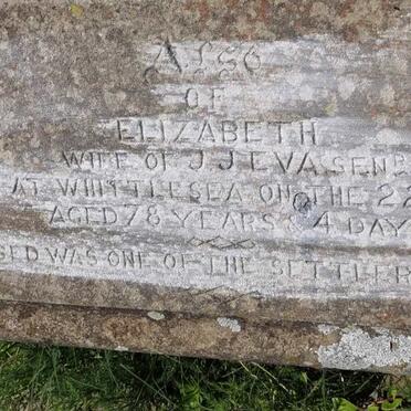 EVA James J. -1881 &amp; Elizabeth -1874