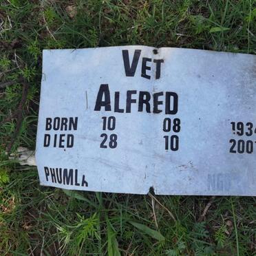 VET Alfred 1934-2001