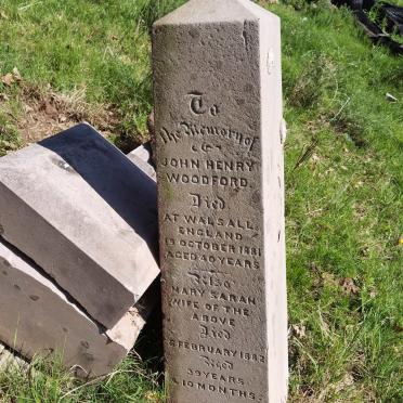 WOODFORD John Henry -1881 &amp; Mary Sarah -1882 