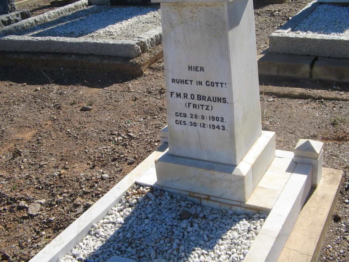 BRAUNS F.M.R.O.1902-1943