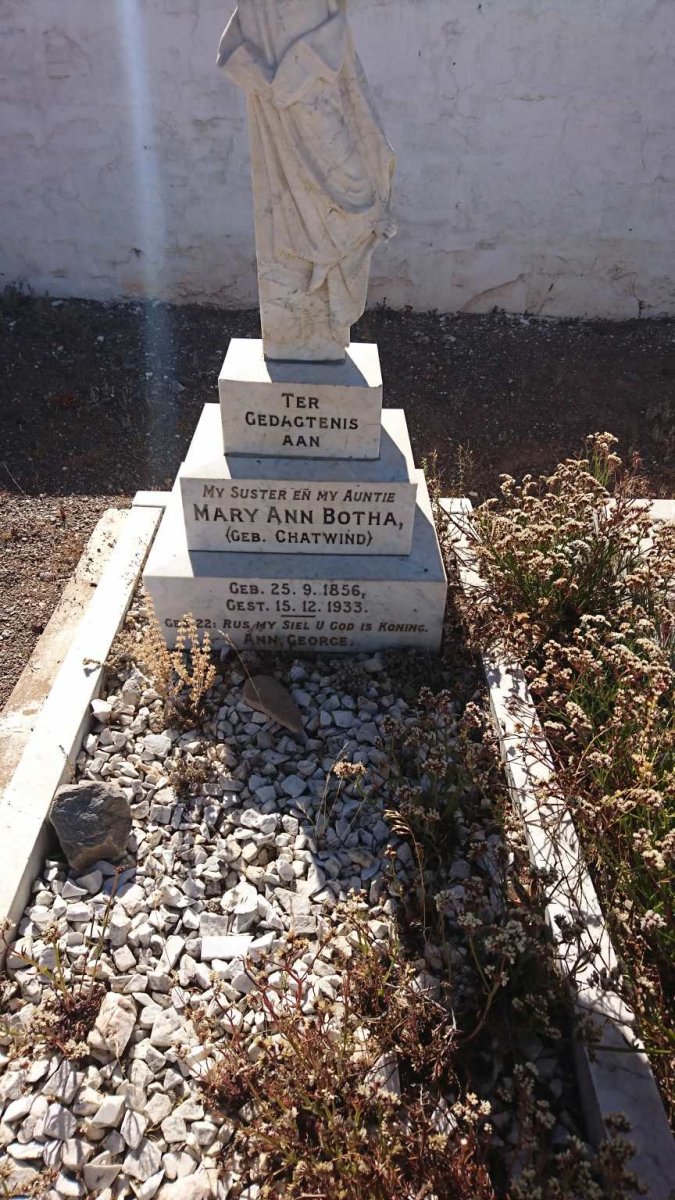 BOTHA Mary Ann nee CHATWIND 1856-1933