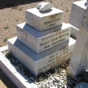 BOTHA Mary Ann nee CHATWIND 1856-1933