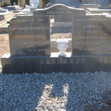 BARNARDT Johannes Hendricus 1893-1969 &amp; Cornelia GREEFF 1894-1960