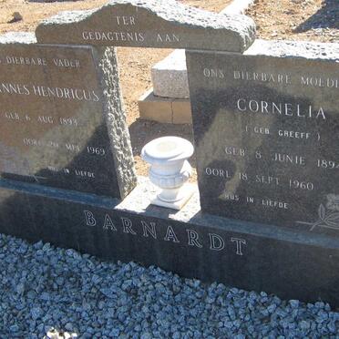 BARNARDT Johannes Hendricus 1893-1969 &amp; Cornelia GREEFF 1894-1960