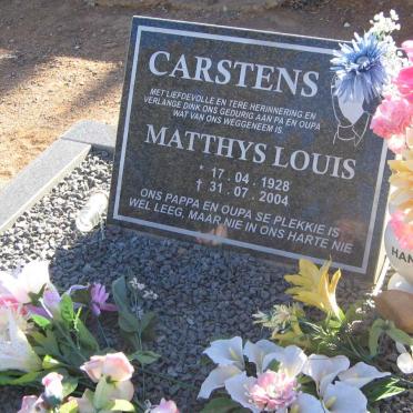 CARSTENS Matthys Louis 1928-2004