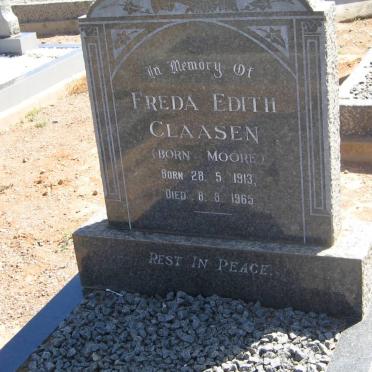 CLAASEN Freda Edith nee MOORE 1913-1965