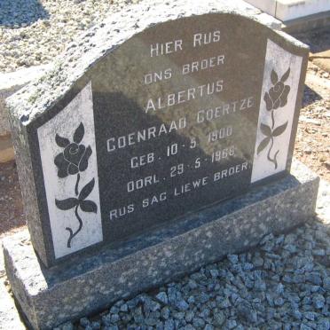COERTZE Albertus Coenraad 1900-1966