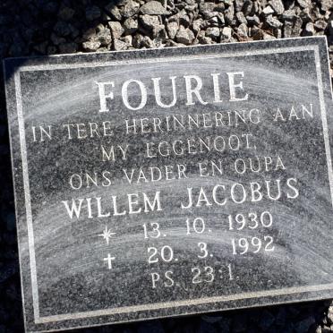 FOURIE Willem Jacobus 1930-1992 &amp; Johanna Adriana 1930-2002 :: FOURIE Maria Magdalena nee SWANEPOEL 1895-1978