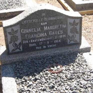 GATES Cornelia Margretha Francina nee RAUTENBACH 1876-1964