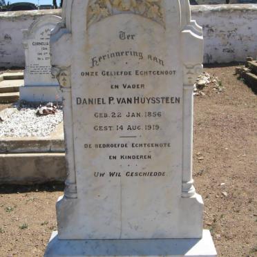 HUYSSTEEN Daniel P., van 1856-1919