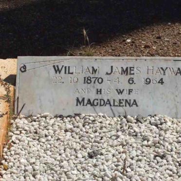 HAYWARD William James 1870-1964 &amp; Magdalena