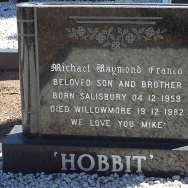 HOBBIT Michael Raymond Franco 1959-1982