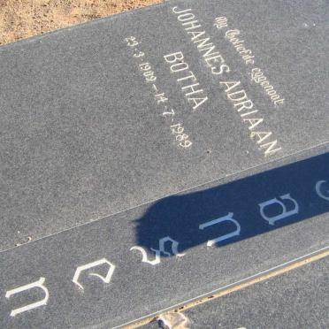 JANSEN Johannes Adriaan Botha 1909-1989 &amp; Blanche HAYWARD 1925-1998