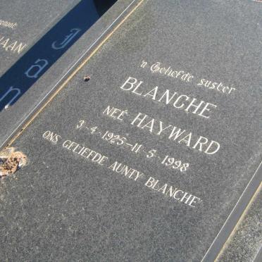 JANSEN Johannes Adriaan Botha 1909-1989 &amp; Blanche HAYWARD 1925-1998