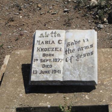 KNOEZEN Aletta Maria C. 1877-1941