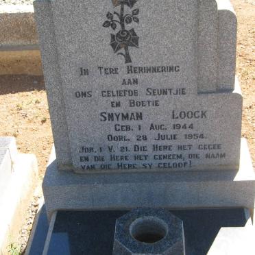 LOOCK Snyman 1944-1954