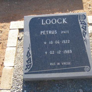 LOOCK Petrus 1922-1989
