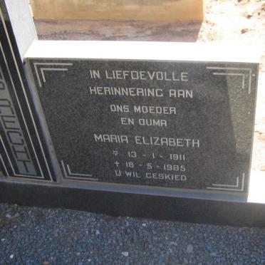 LAMPRECHT Maria Elizabeth 1911-1985