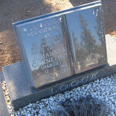 LOOCK Johannes Cornelius 1916-1985