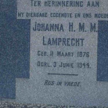 LAMPRECHT Johanna H.M.M. 1876-1944
