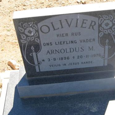 OLIVIER Arnoldus M. 1896-1976