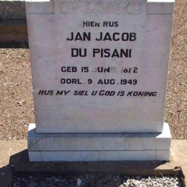 PISANI Jan Jacob, du 1872-1949