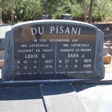 PISANI Louis G. 1907-1979, du &amp; Sara J. 1923-2005