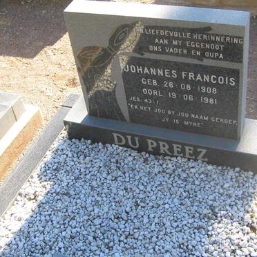 PREEZ Johannes Francois, du 1908-1981