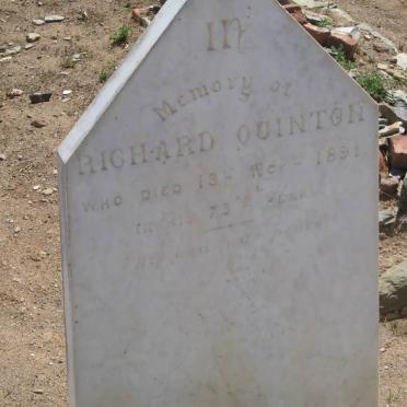 QUINTON Richard -1891