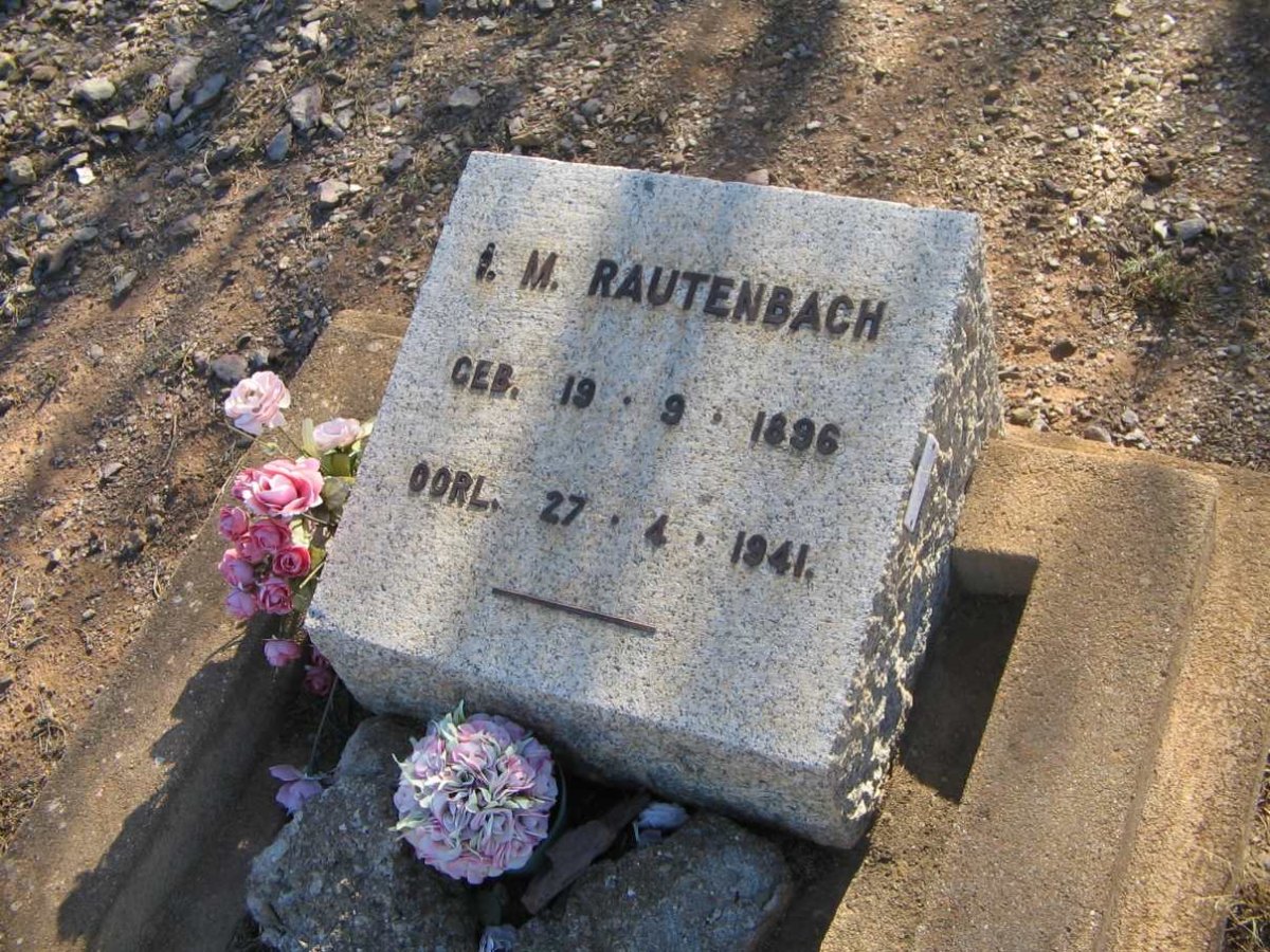 RAUTENBACH I.M. 1896-1941