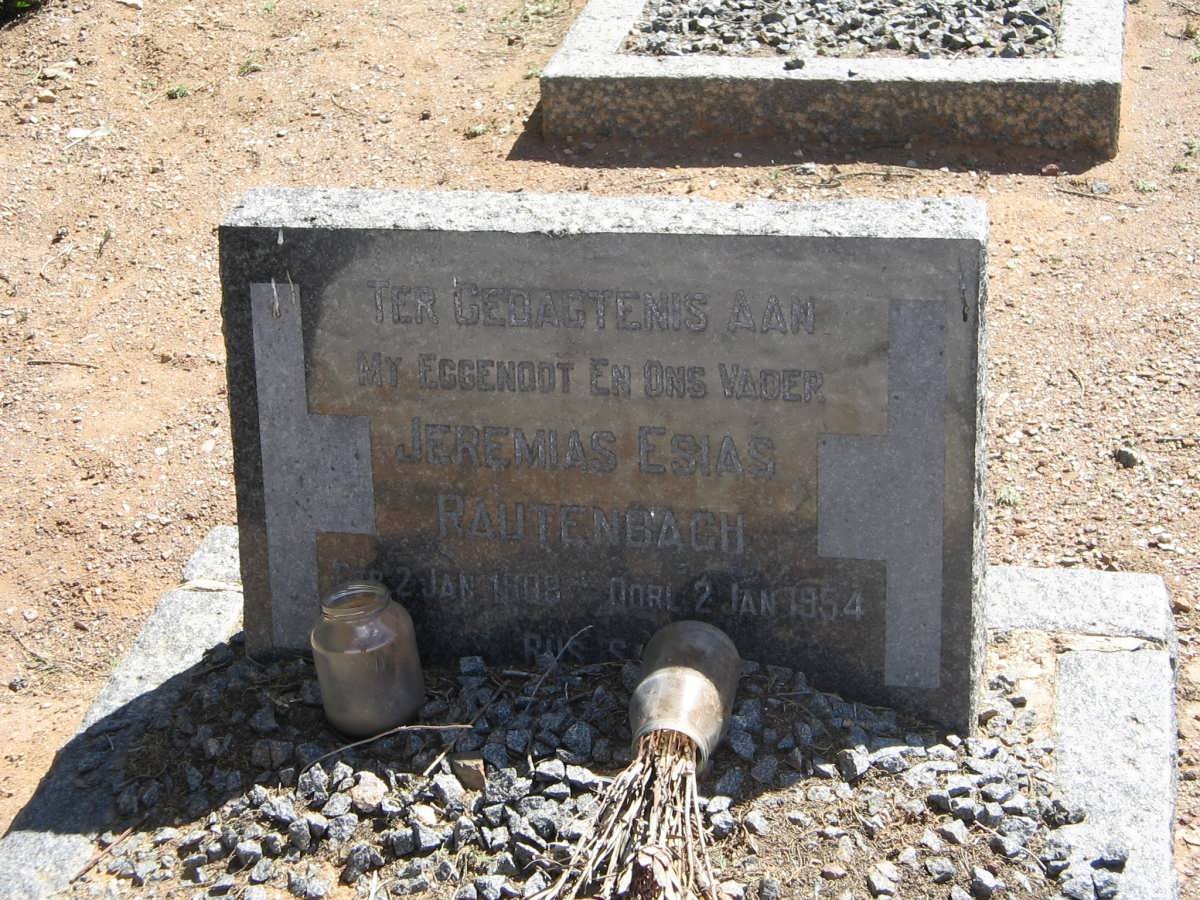 RAUTENBACH Jeremias Esias 1908-1954