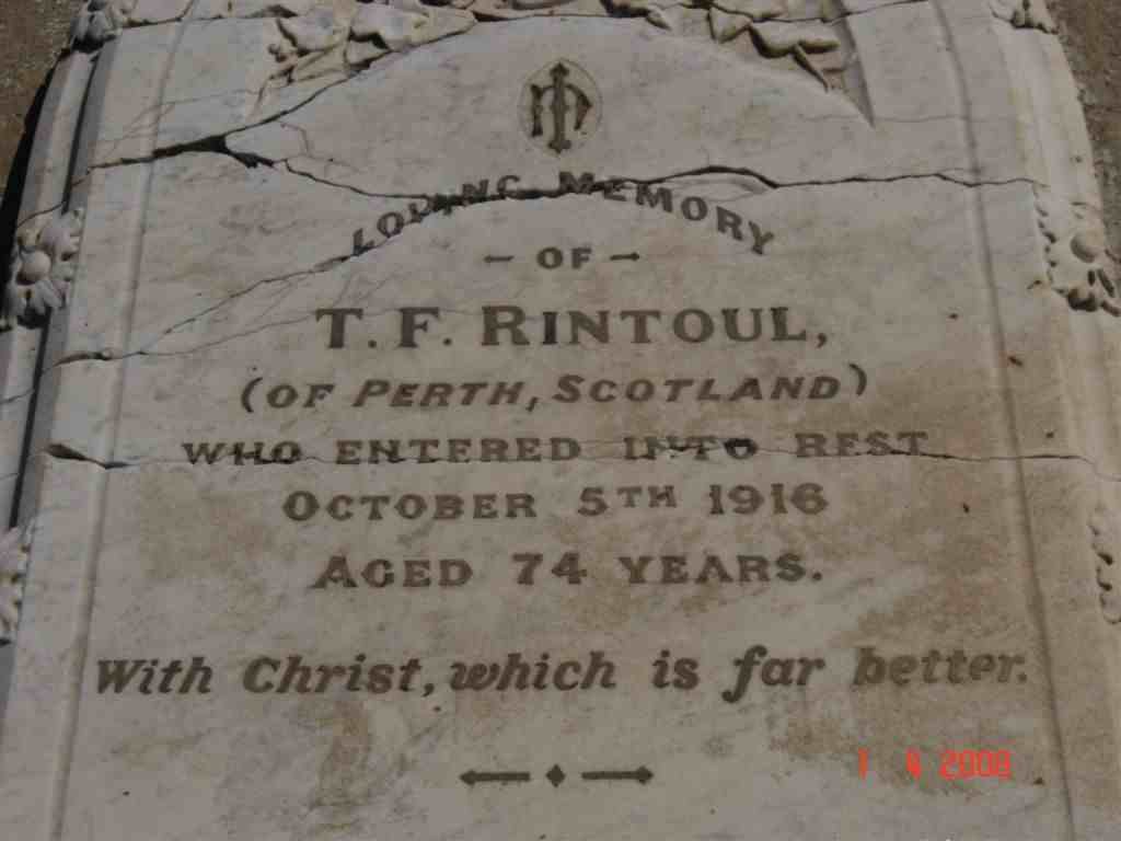 RINTOUL T.F. -1916