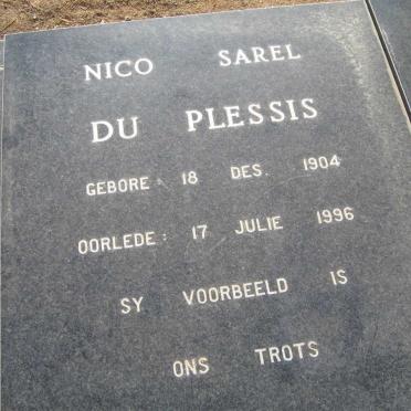 ROUX Nico Sarel Du Plessis, le 1904-1996 &amp; Sarah Margaret 1917-1997