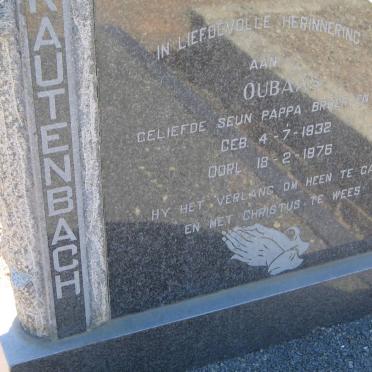 RAUTENBACH Oubaas 1932-1976