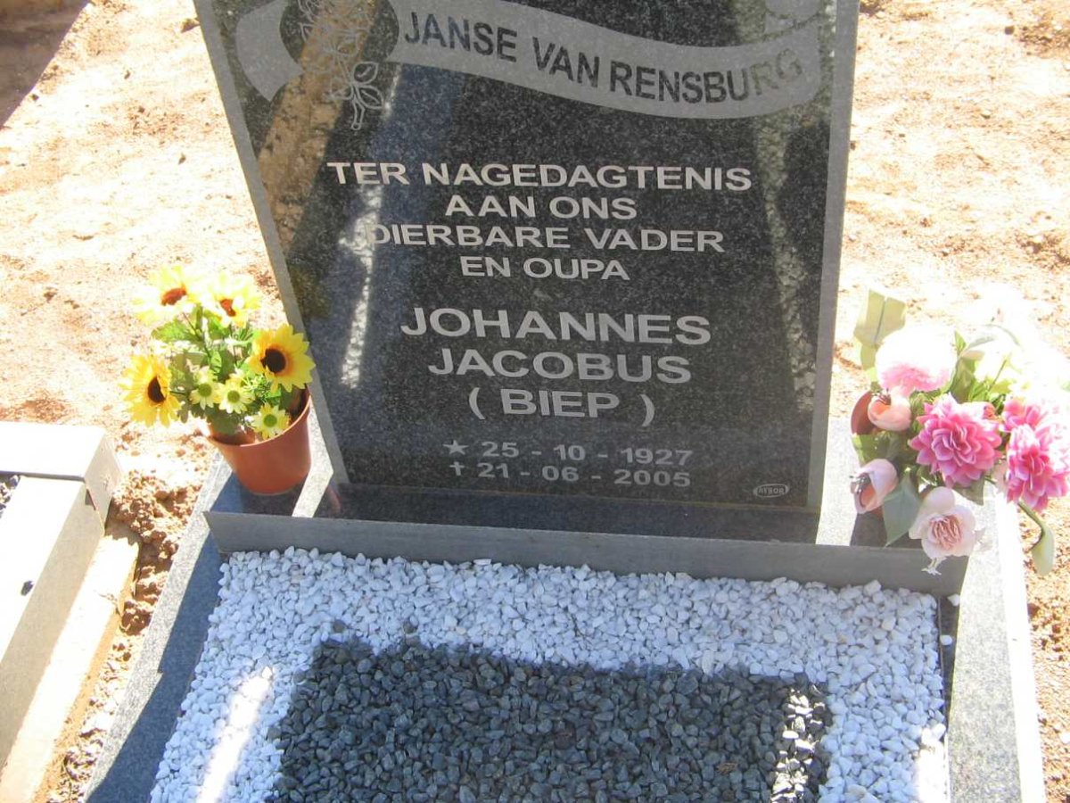 RENSBURG Johannes Jacobus, Janse van 1927-2005