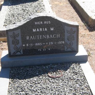 RAUTENBACH Maria M. 1885-1978