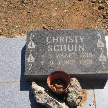 SCHUIN Christy 1938-1998