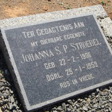 STROEBEL Johanna S.P. 1906-1959