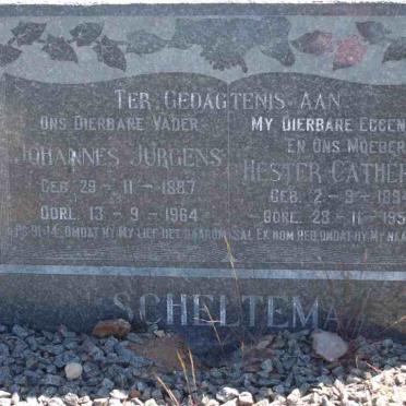 SCHELTEMA Johannes Jurgens 1887-1964 &amp; Hester Catherina 1894-1959