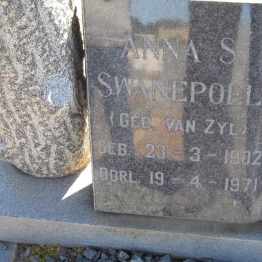 SWANEPOEL Anna S. nee VAN ZYL 1902-1971