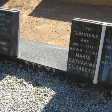 STEYL Johannes Jacobus 1932-1995 &amp; Maria Catharina Elizabeth 1934-1981